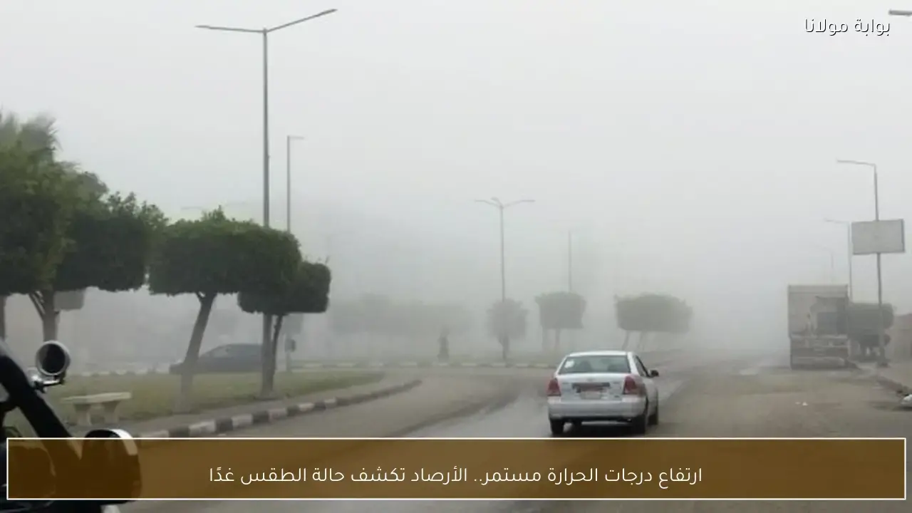 تحذير من استمرار ارتفاع درجات الحرارة في بيان الأرصاد حول حالة الطقس غدًا